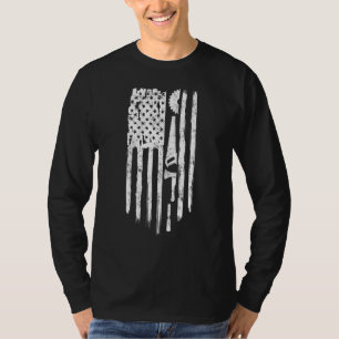Carpenter Vintages US-amerikanisches Flag erschütt T-Shirt