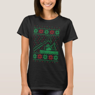 Carpenter Xmas Carpentering Woodworker Ugly Chris T-Shirt