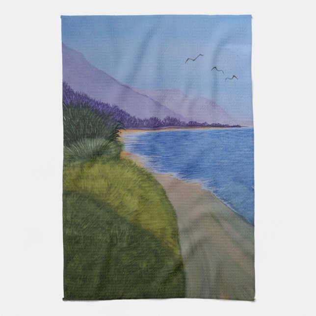 Carpenteria Coast Geschirrtuch (Vertikal)