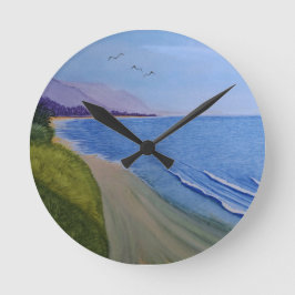 Carpenteria Coast Runde Wanduhr