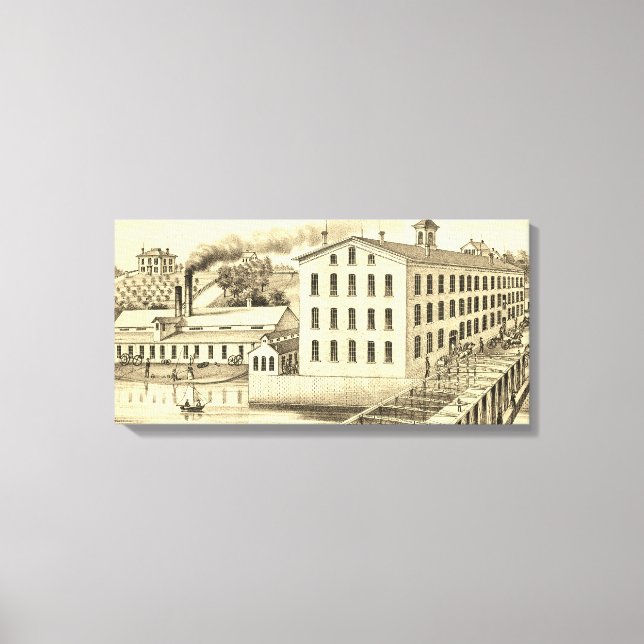 Carpentersville Illinois Illinois Iron and Bolt Co Leinwanddruck (Vorderseite)