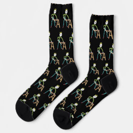 Carpentry Stickman Socken