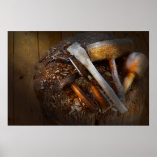 Carpentry - Tool - Tools zum Carving Poster