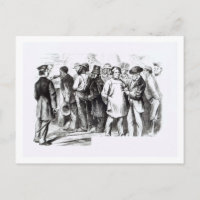 Carpet Baggers, späte 1860er (Gravur) (b/w Foto)