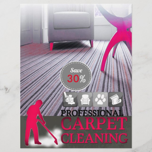 Carpet Cleaning Service Discount Offer Flyer (Vorne)