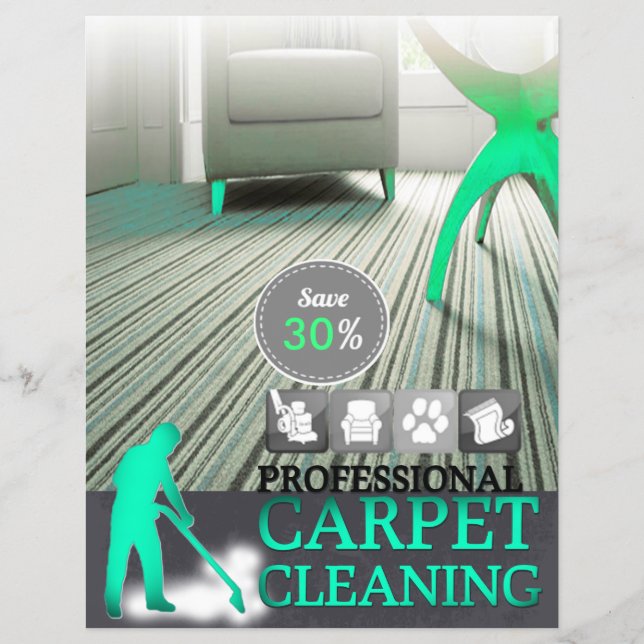 Carpet Cleaning Service Discount Offer Flyer (Vorne)
