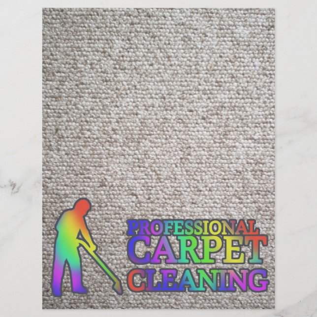 Carpet Cleaning Service Flyer (Vorne)