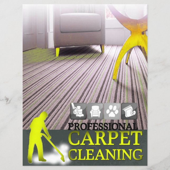 Carpet Cleaning Service Flyer (Vorne)