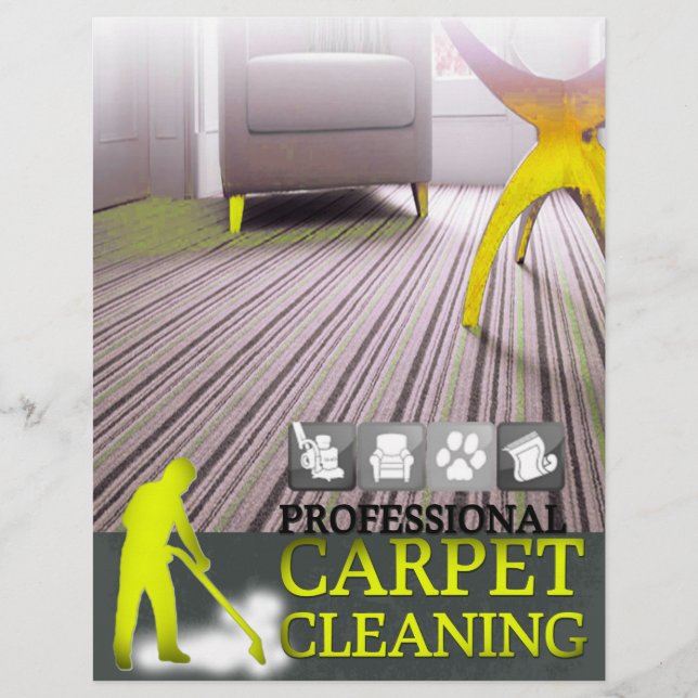 Carpet Cleaning Service Flyer (Vorne)