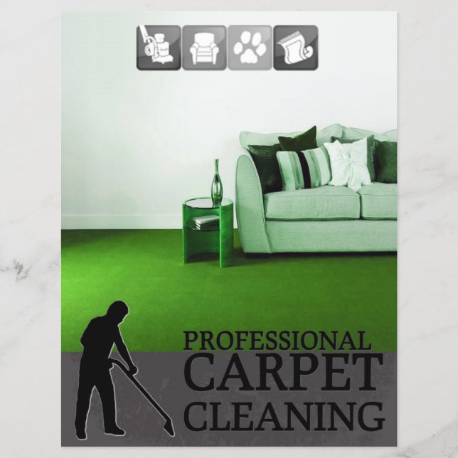 Carpet Cleaning Service Flyer (Vorne)