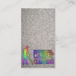 Carpet Cleaning Service Geschäft Card Visitenkarte