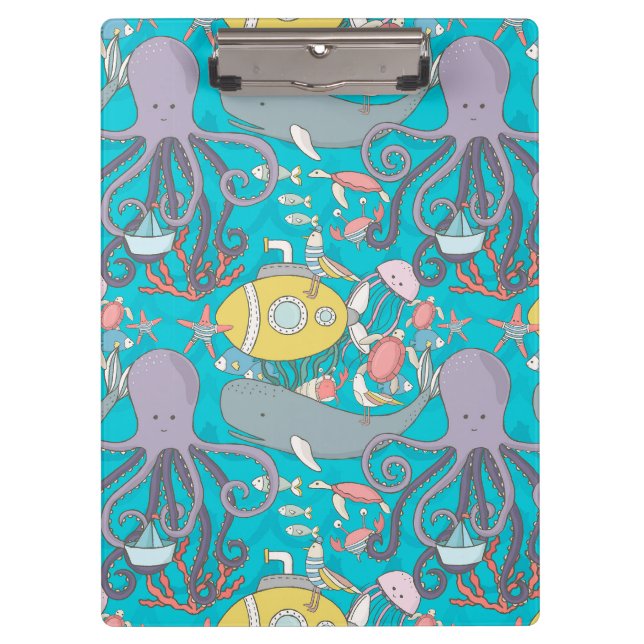 Carpeta de pinza de la colección Under the Sea Klemmbrett (Vorderseite)