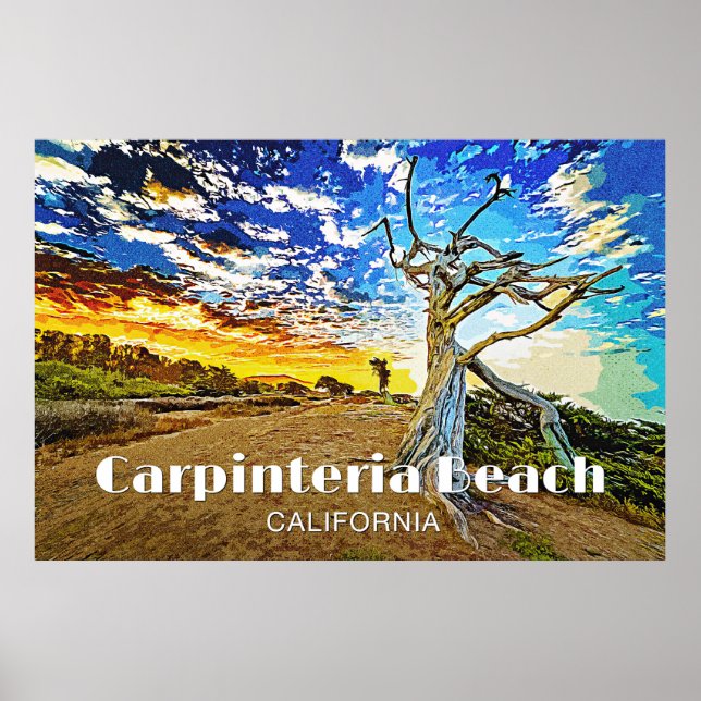 Carpinteria Beach Poster (Vorne)