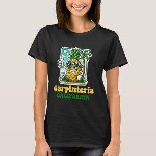 Carpinteria California CA Niedlich Beach Ananas Th T-Shirt