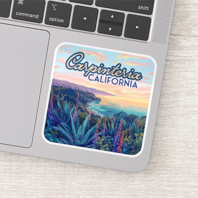 Carpinteria California Santa Barbara Ventura Beach Aufkleber (Detail)