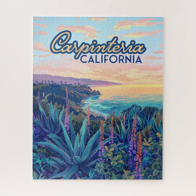 Carpinteria California Santa Barbara Ventura Beach Puzzle (Vertikal)