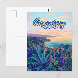 Carpinteria Kalifornien Santa Barbara Ventura Stra Postkarte