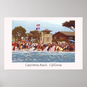 Carpinteria Strand-Jünger-Leibwächter Poster