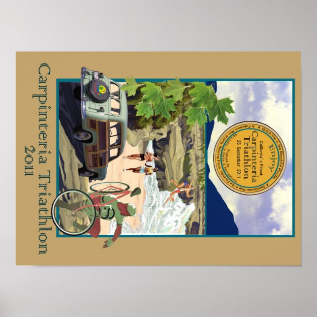 Carpinteria Triathlon 2011 Poster (Vorne)