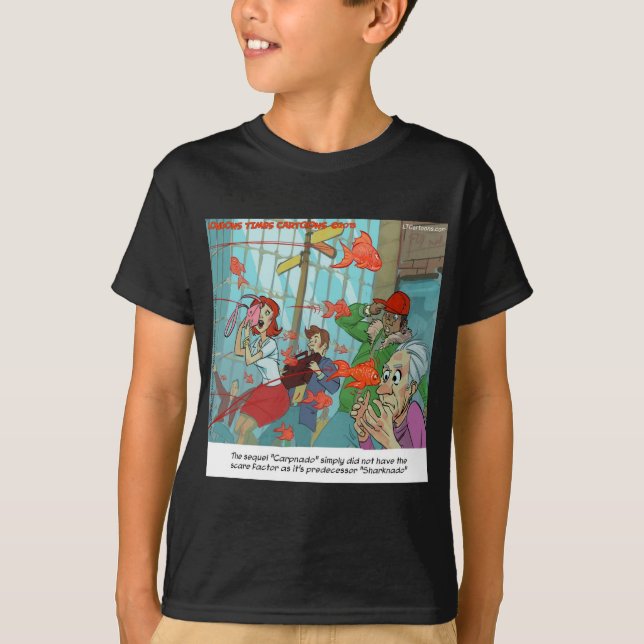 Carpnado: Ein Sturm Goldfischs T-Shirt (Vorderseite)