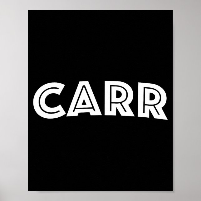 Carr  poster (Vorne)