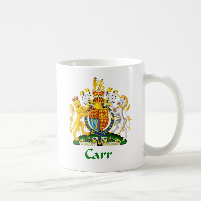Carr Schild von Großbritannien Kaffeetasse (Rechts)