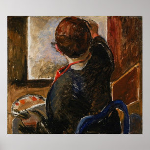 Carr - Selbstporträt 1924 Poster