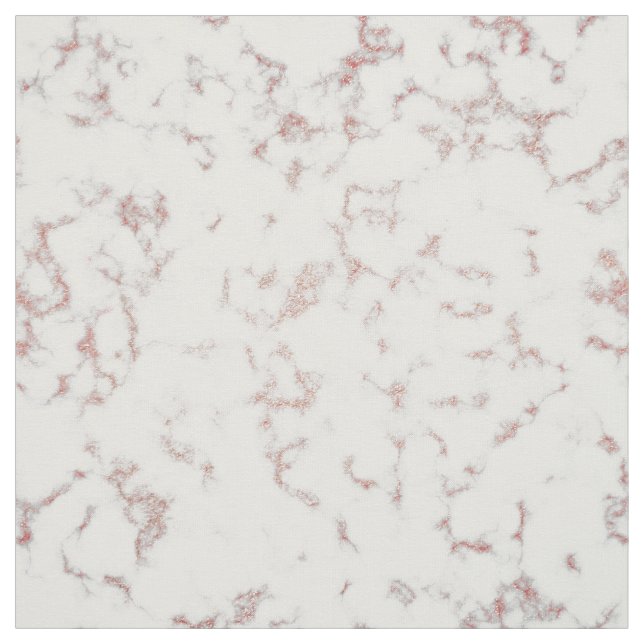 Carrara Rose Gold Glitzer Textur Stoff (Muster)