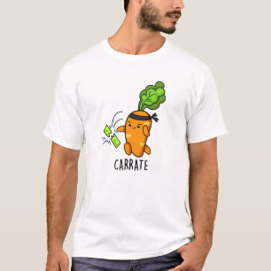 Carrate Funny Carrot Karate Pun T-Shirt