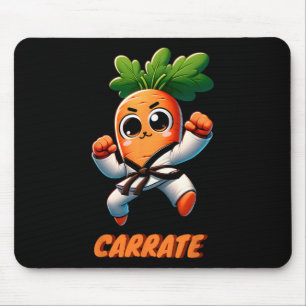 Carrate Karate Karrot Niedlich und lustig Training Mousepad
