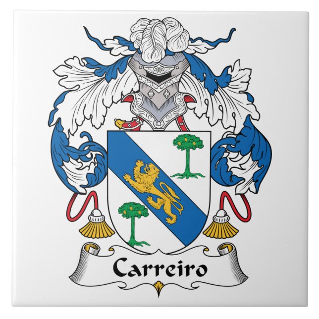 Carreiro Familienwappen Fliese (Vorderseite)