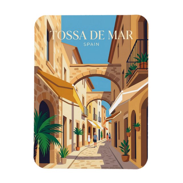Carrer des Socors Spanien Magnet (Vertikal)