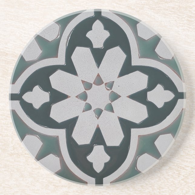 Carrera marokkanisches Design - Sandstone-Unterset Getränkeuntersetzer (Vorne)