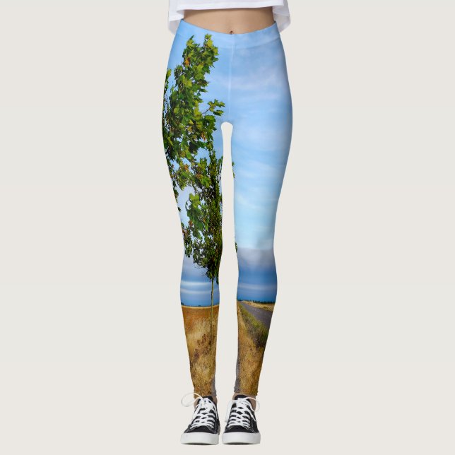 Carretera Hacia Reliegos Leggings (Vorderseite)