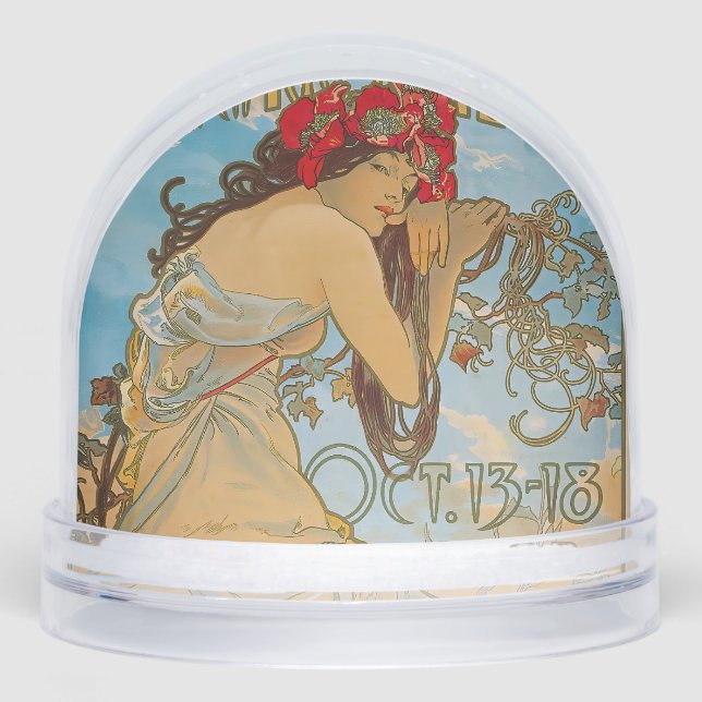 Carriage Dealers by Alphonse Mucha (1902)  Schneekugeln (Vorderseite)