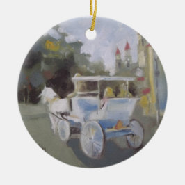 Carriage Ride Sightseeing Keramikornament