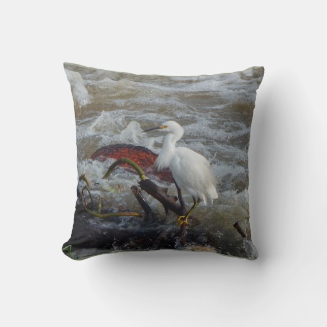 CARRIBEAN BIRD THROW PILLOW KISSEN (Vorderseite)
