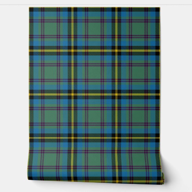 Carrick Hunting Tartan Kariert Scottish Clan Tapete (Abrollen)