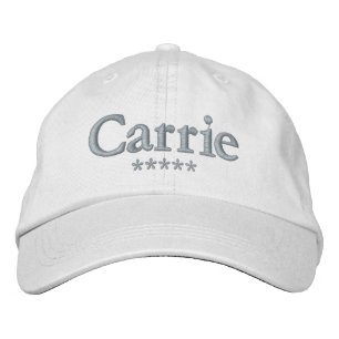 Carrie Name Bestickte Baseballkappe