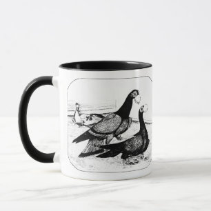 Carrier Pigeons Loft Scene 1980 Tasse