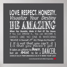 Carrie's Wall of Inspirational Dance Quotes - Gray