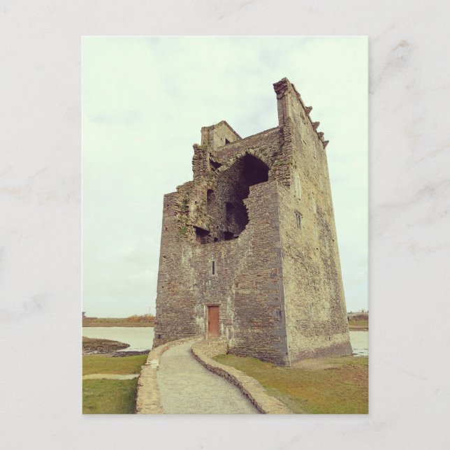 Carrigafoyle Castle, Irland Postkarte (Vorderseite)
