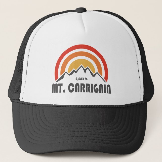 Carrigain New Hampshire Truckerkappe (Vorderseite)