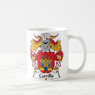 Carrillo Familienwappen Tasse