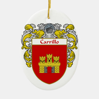Carrillo Wappen/Familienwappen Keramikornament