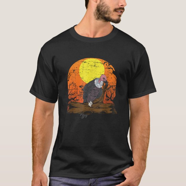Carrion Vulture Scavenger Bird Animal Vulkan T T-Shirt (Vorderseite)