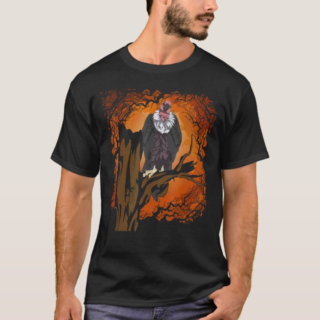 Carrion Vulture Scavenger Bird Ruppels Griffon Vul T-Shirt (Vorderseite)