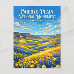 Carrizo Plain National Monument Kalifornien Postkarte