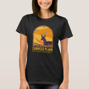 Carrizo Schlichtes Nationaldenkmal Vintages Califo T-Shirt