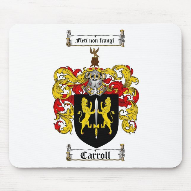 CARROLL-FAMILIENWAPPEN - CARROLL-WAPPEN MOUSEPAD (Vorne)